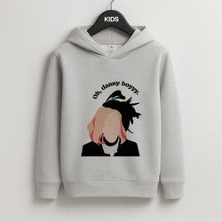 Oh, Danny Boyyyy Kids Grey Hoodie