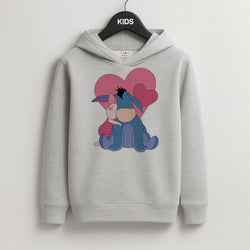 Donkey and Pig Valentine's Kids Hoodie