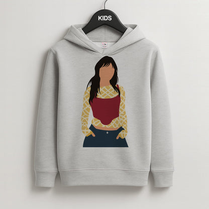 Gold Stars Kids Grey Hoodie