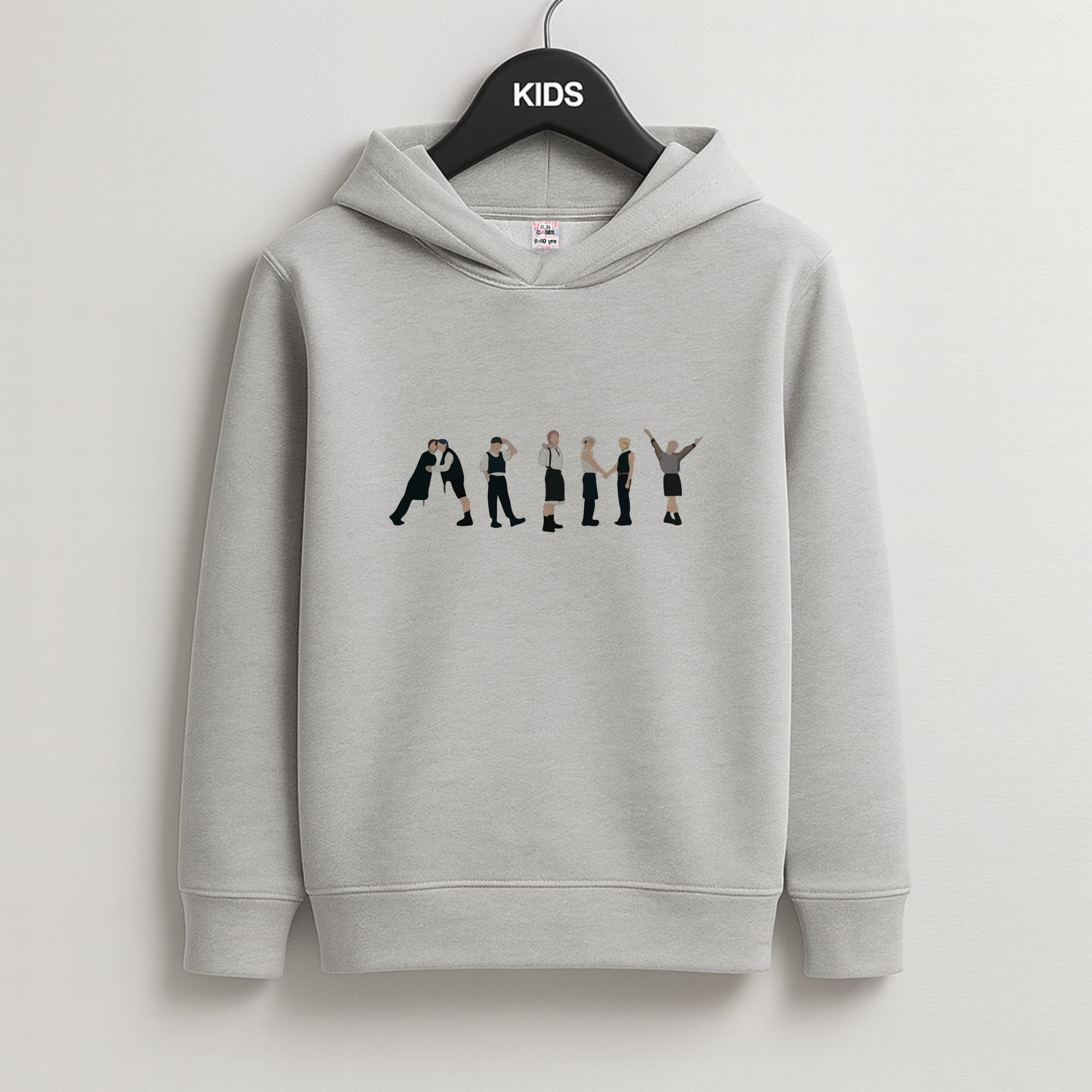 K-Pop Band Army Members Kids Hoodie