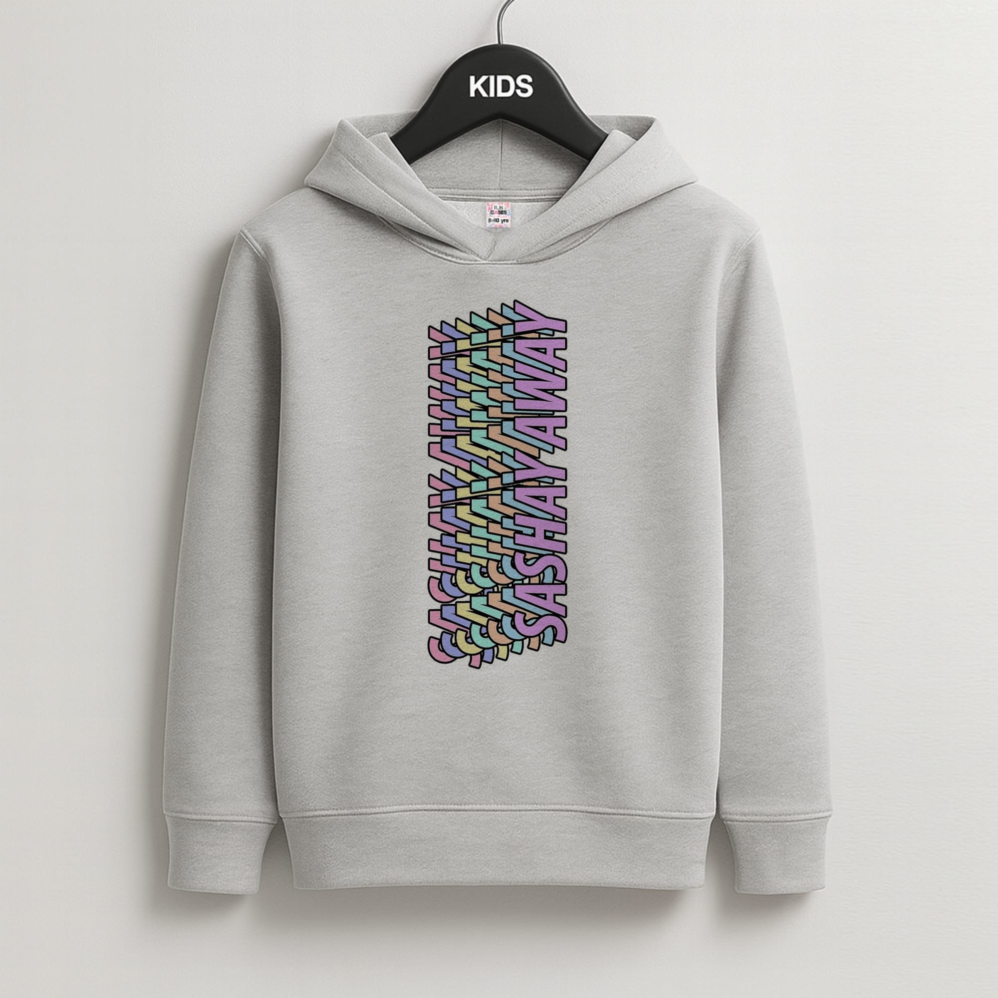 Sashay Away Retro - Drag Queen's Drag Race Kids Grey Hoodie