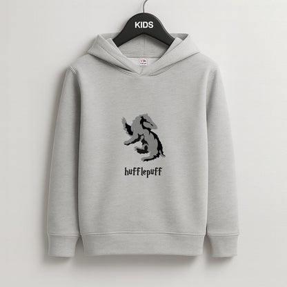 Hufflepuff Kids Grey Hoodie