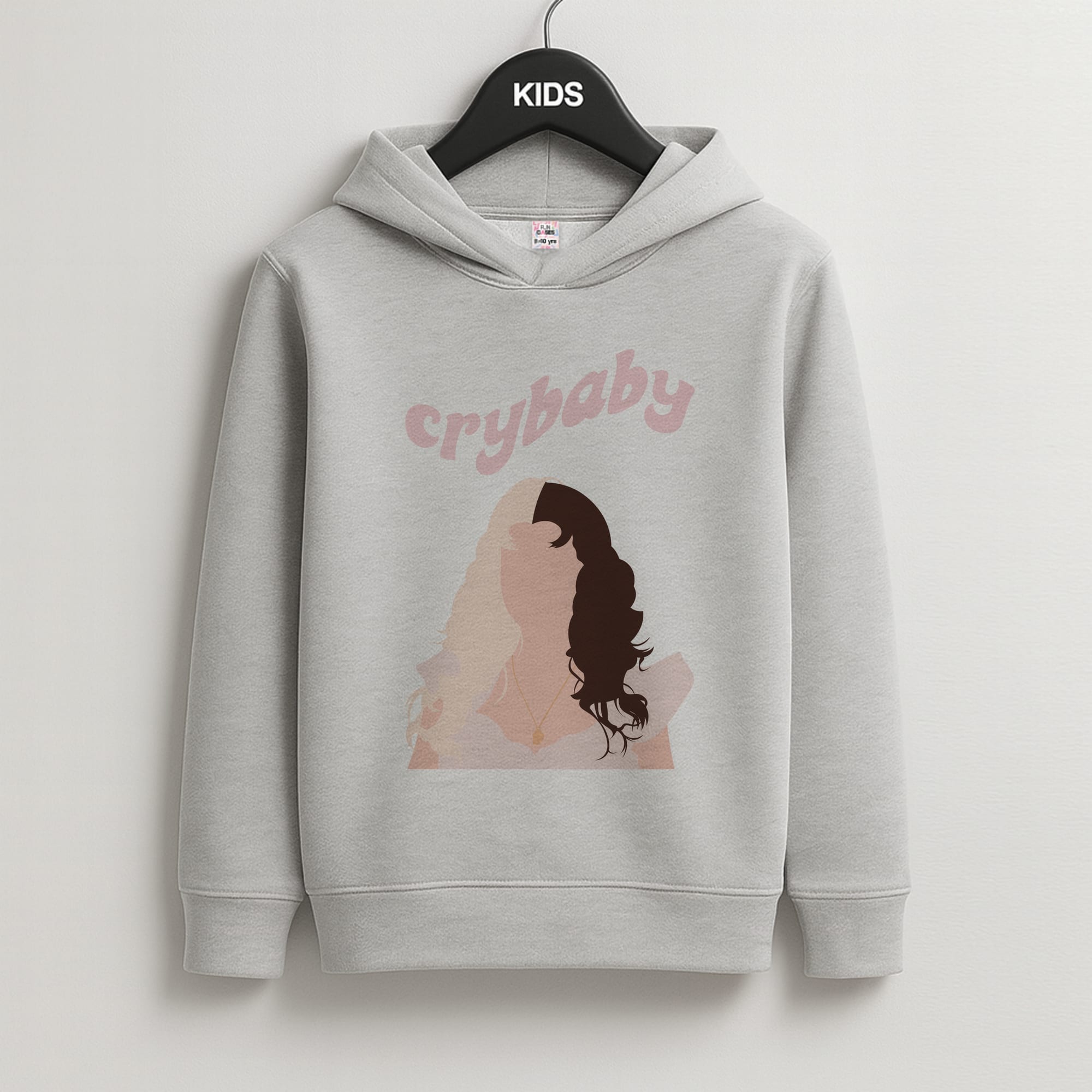 Crybaby Kids Grey Hoodie