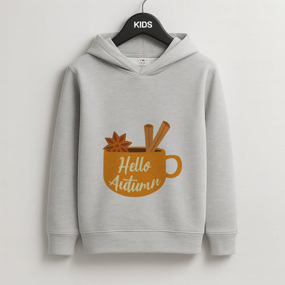 Hello Autumn Kids Grey Hoodie