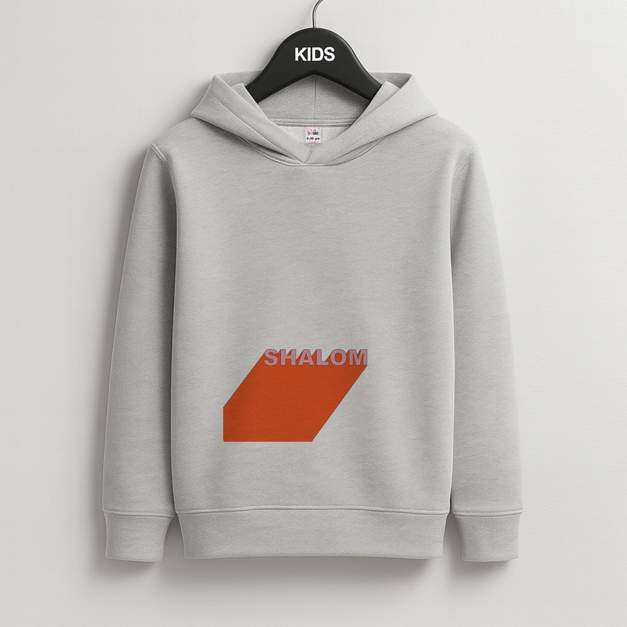 Shalom - FND Kids Grey Hoodie