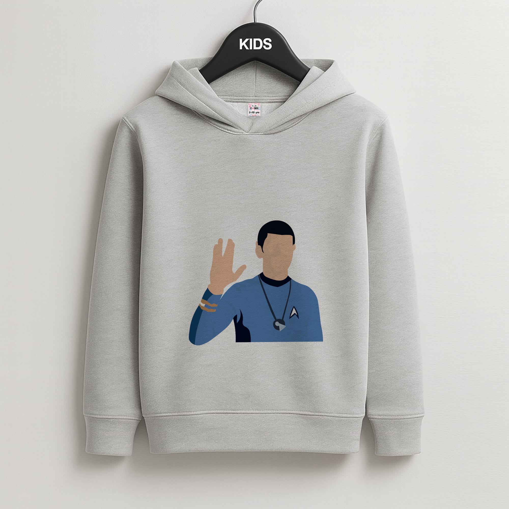 Spock Kids Grey Hoodie