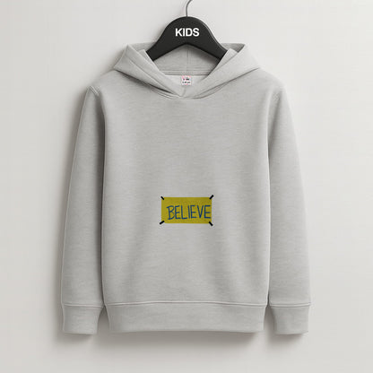 Believe Kids Grey Hoodie