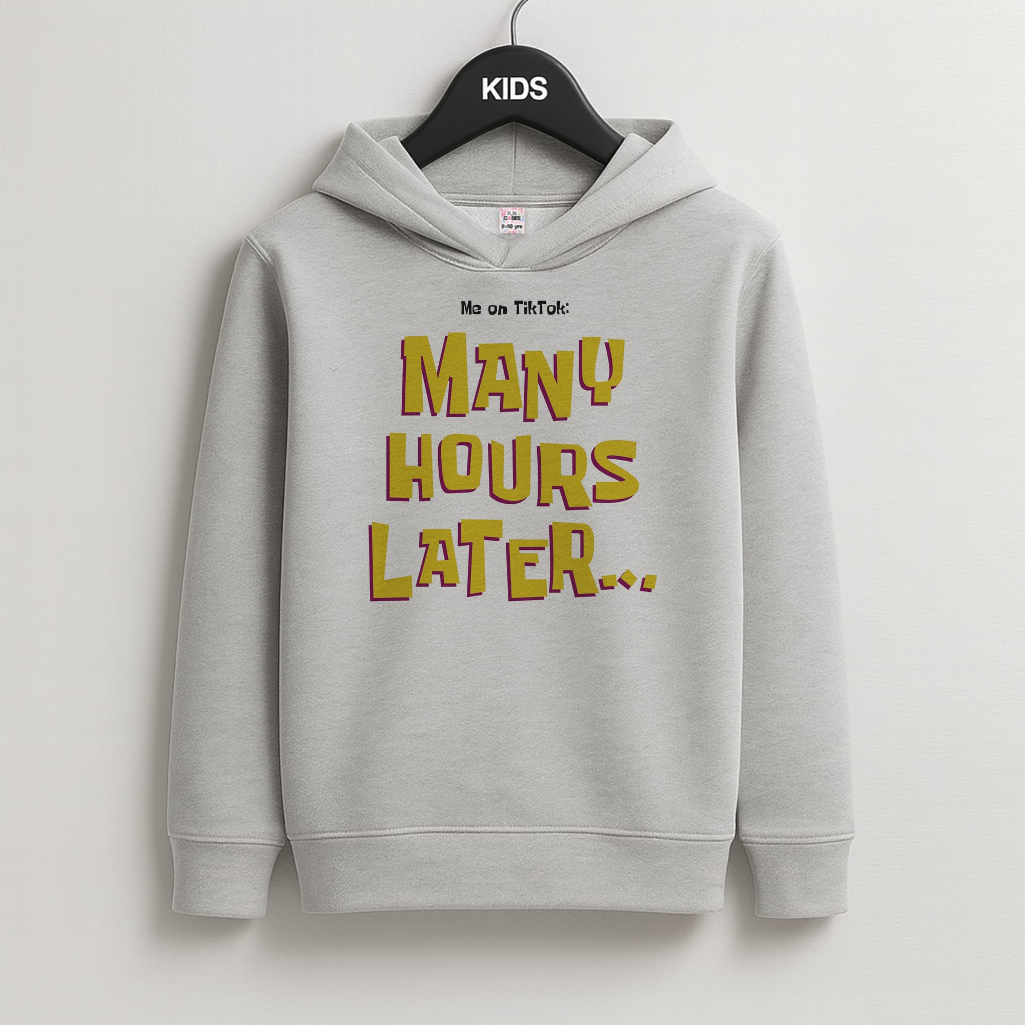 Many Hours Later Kids Hoodie
