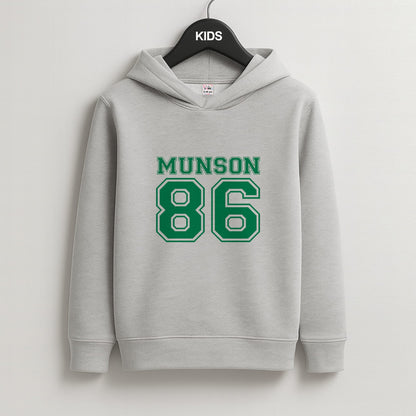 Munson 86 - Green Kids Grey Hoodie