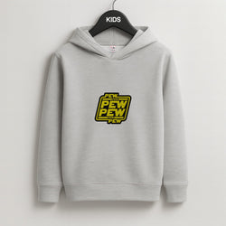 Pew Pew Kids Grey Hoodie