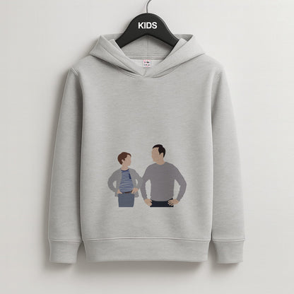 Big And Little Sheldon - Sheldon Kids Grey Hoodie