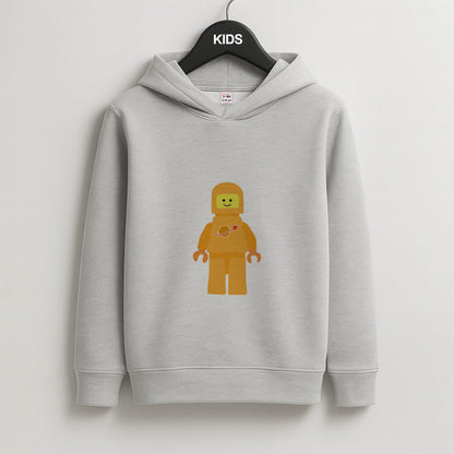 Astronaut - Bricks Kids Grey Hoodie