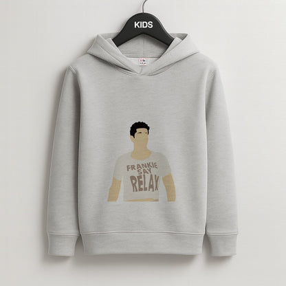 Frankie Say Relax Kids Grey Hoodie