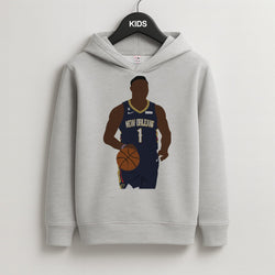 Williamson - Basketball Kids Grey Hoodie