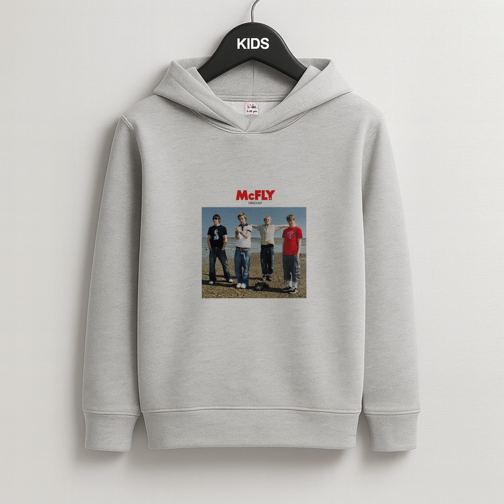 Obviously - McBand Kids Grey Hoodie