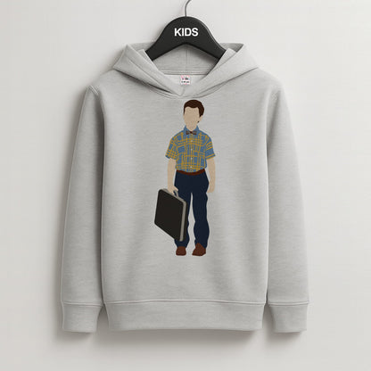 First Day - Sheldon Kids Grey Hoodie