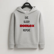 Eat, sleep, repeat Kids Hoodie 2