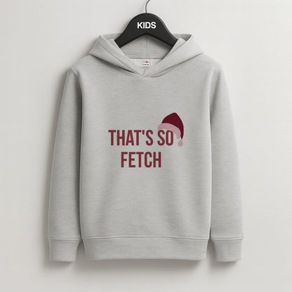 That's So Fetch - Christmas Meanies Kids Grey Hoodie