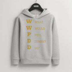 What Would Phil Do? Kids Grey Hoodie