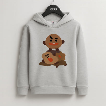 Shooky 21 - K Pop Kids Grey Hoodie