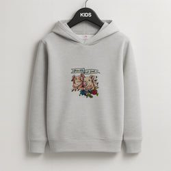 Friends Not Food - Vegan Kids Grey Hoodie