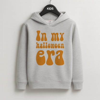 In My Halloween Era Kids Grey Hoodie