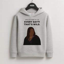 Every Day?! That's Wild Kids Grey Hoodie