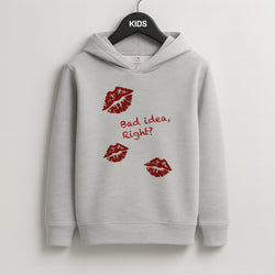 Bad Idea, Right? - Olivia Kids Grey Hoodie