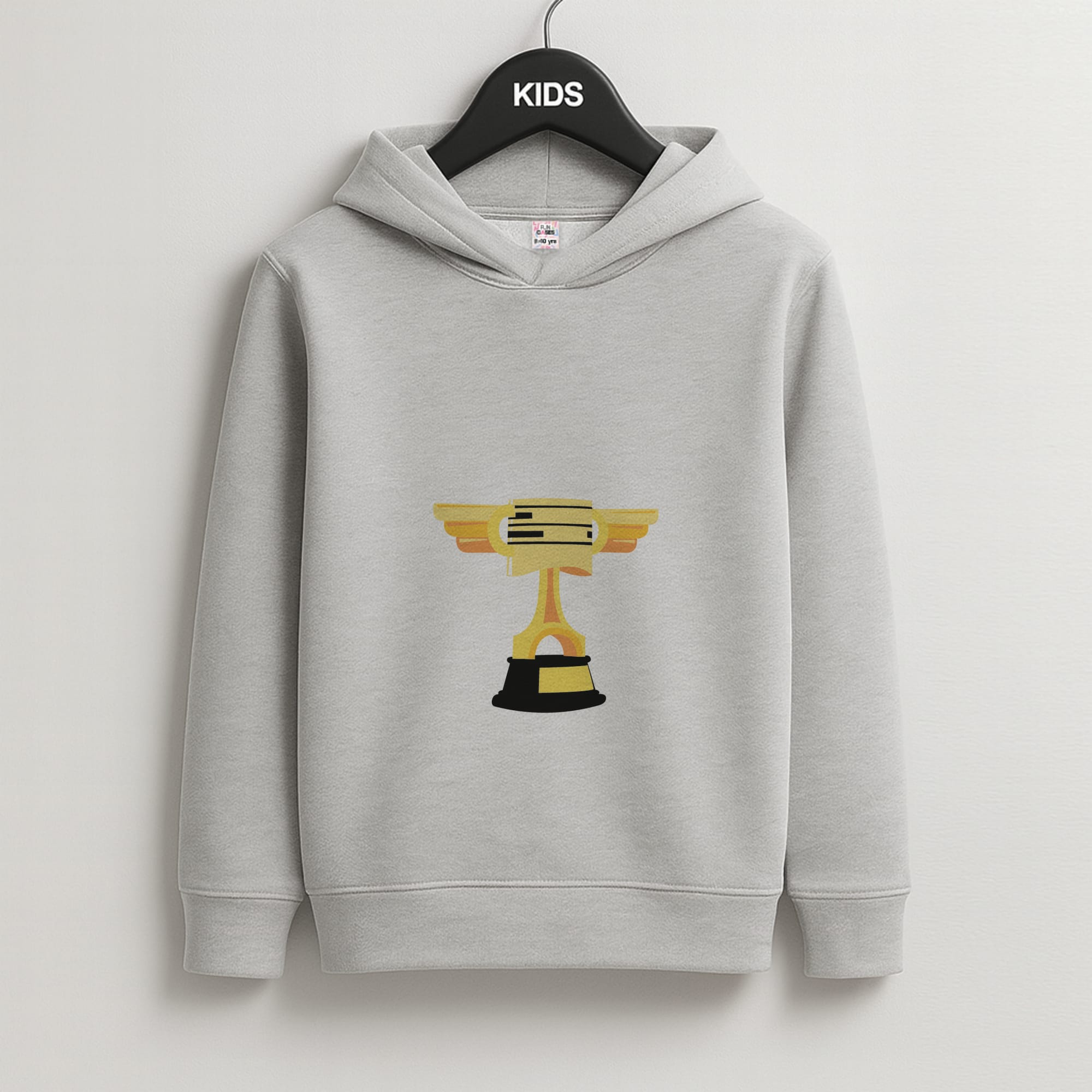 Trophy - Cars Kids Grey Hoodie