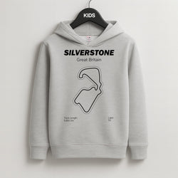 Silverstone Circuit Kids Grey Hoodie