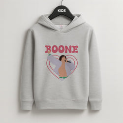 Boone Heart Kids Grey Hoodie