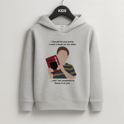 Book On Jiu-Jitsu - Sheldon Kids Grey Hoodie