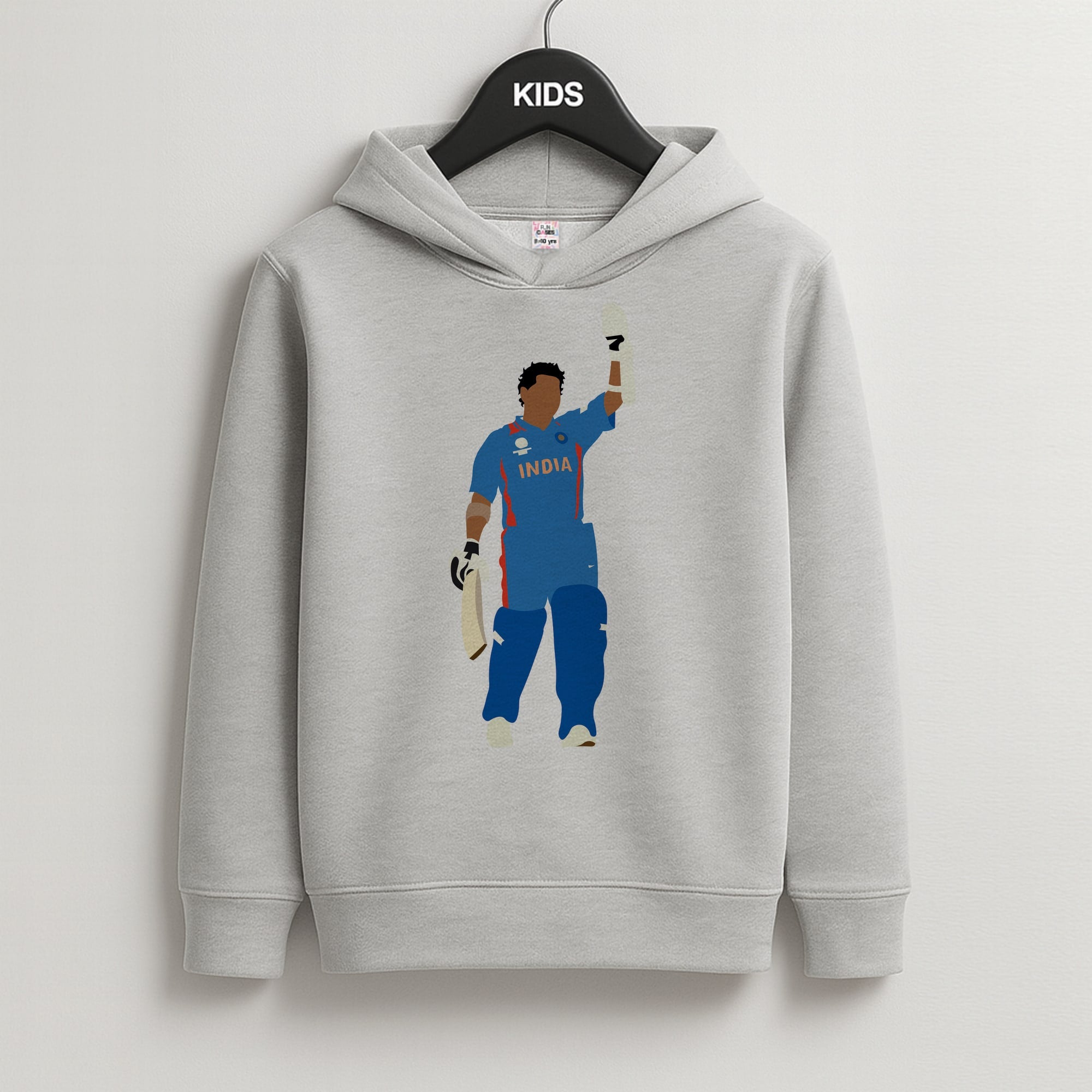 Tendulkar - Cricket Kids Grey Hoodie