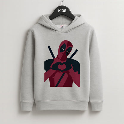 DP heart Kids Grey Hoodie