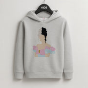 Blue And Pink Dress Kids Hoodie 2