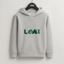 Logo Kids Grey Hoodie