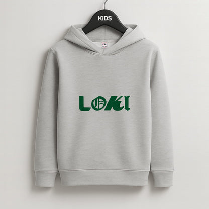 Logo Kids Grey Hoodie