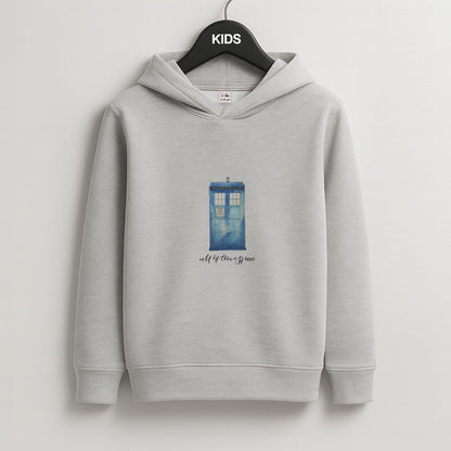 All of Time and Space Kids Grey Hoodie