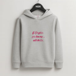 If Life Gives You Lemons, Add Vodka - Sassy Quotes Kids Grey Hoodie