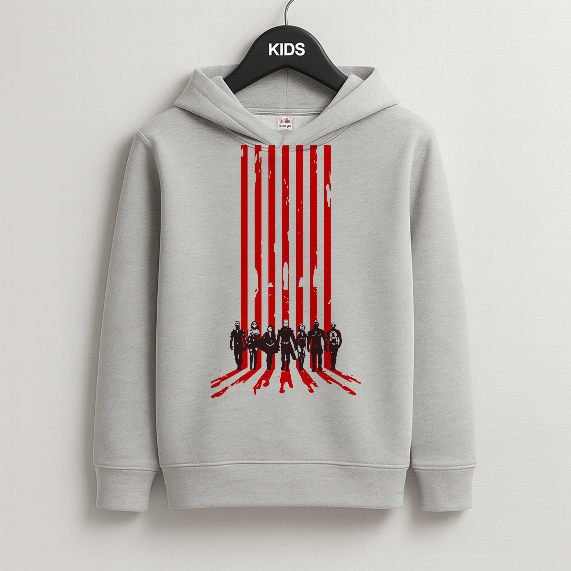 The Seven Silhouettes Kids Grey Hoodie