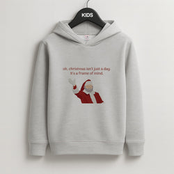Christmas Isn't Just A Day - Christmas Kids Grey Hoodie