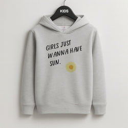 Girls Just Wanna Have Sun - Summer Kids Hoodie