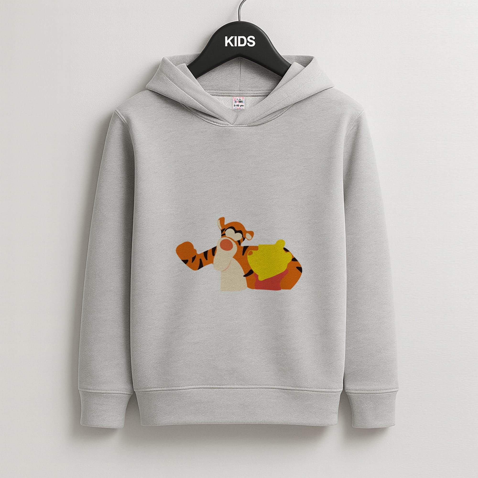 Tiger and Winnie - Winnie Kids Grey Hoodie