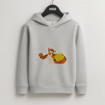 Tiger and Winnie - Winnie Kids Grey Hoodie
