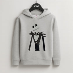 Jack Skellington Blue - TNBC Kids Grey Hoodie