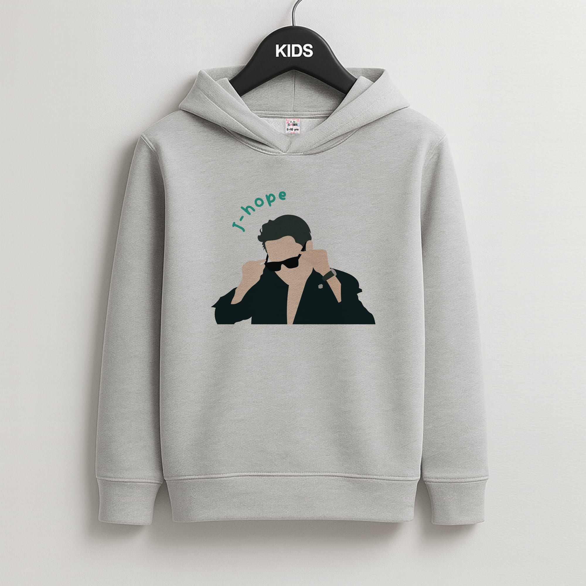 J-Hope Glasses - K Pop Kids Hoodie