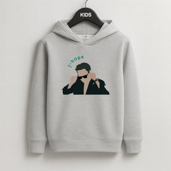J-Hope Glasses - K Pop Kids Hoodie