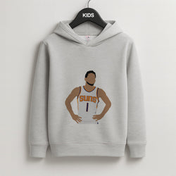 Booker - Basketball Kids Grey Hoodie