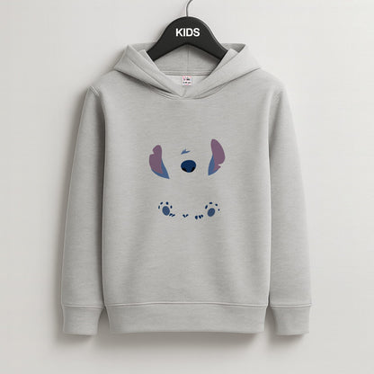 Alien Blue Kids Grey Hoodie