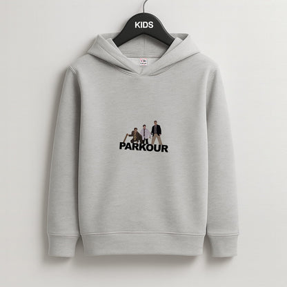 Parkour Kids Grey Hoodie